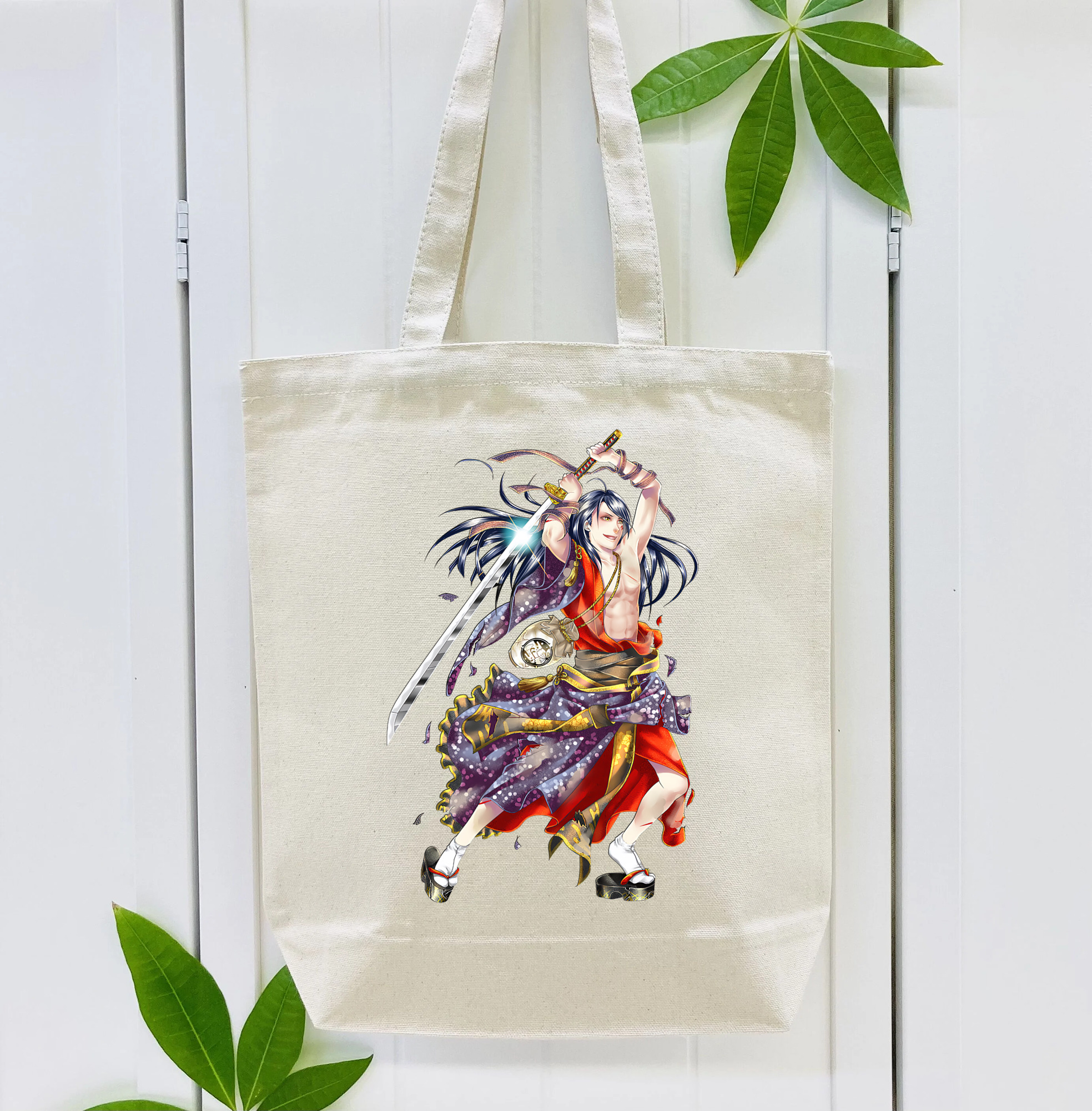 刀剣乱舞 Touken Ranbu 縦型キャンバス生地手提げバッグ　トートバッグ