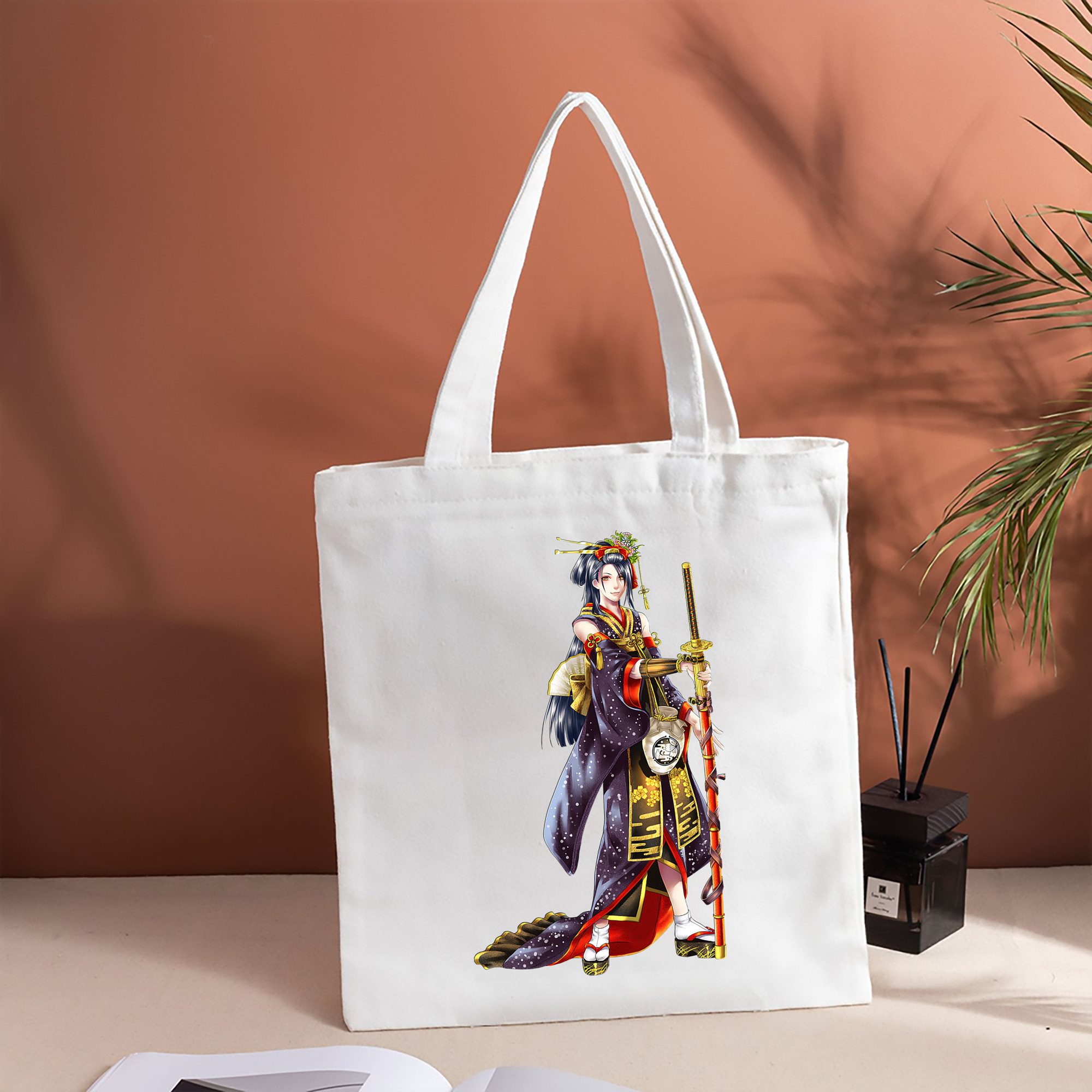 刀剣乱舞 Touken Ranbu 縦型キャンバス生地手提げバッグ　トートバッグ