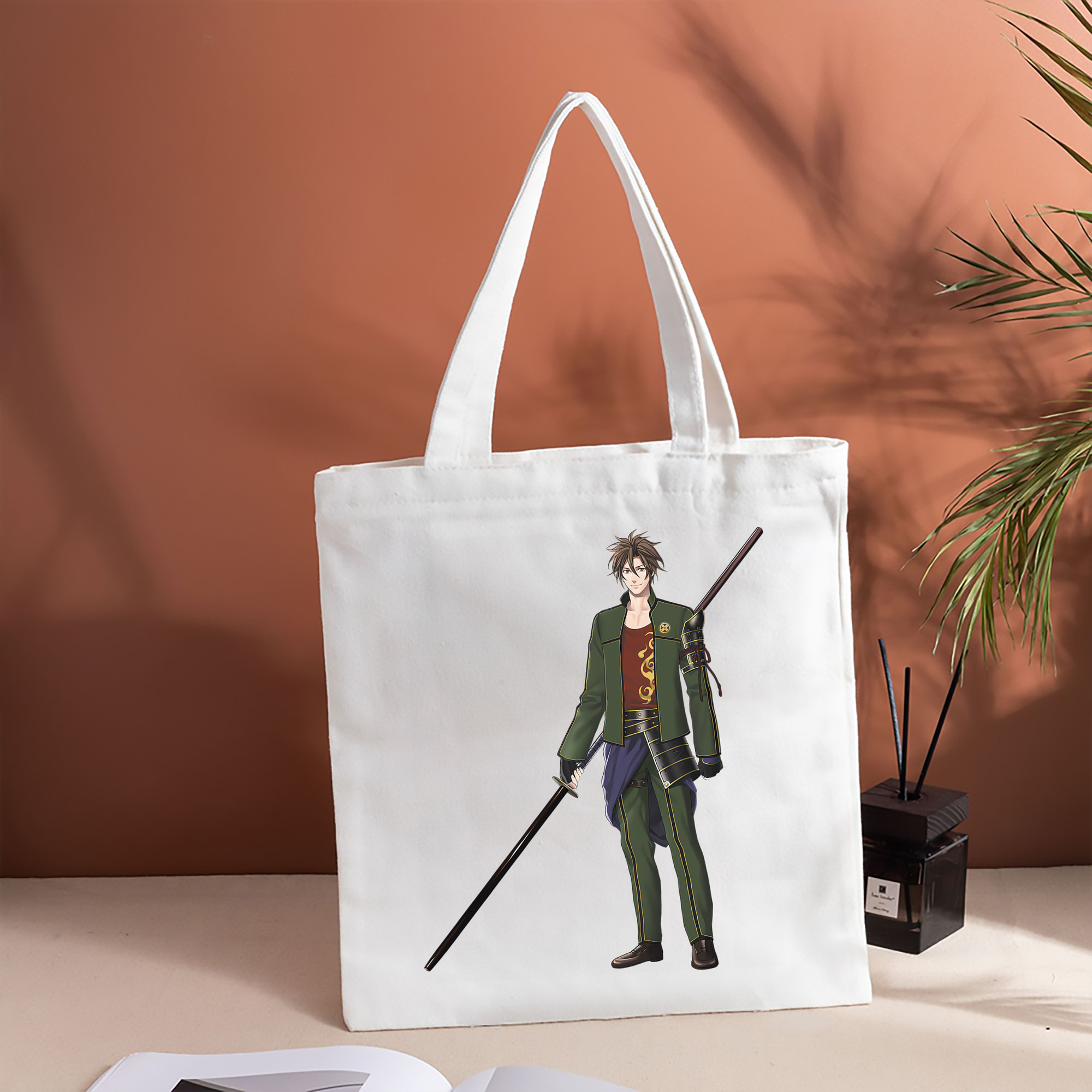 刀剣乱舞 Touken Ranbu 縦型キャンバス生地手提げバッグ　トートバッグ