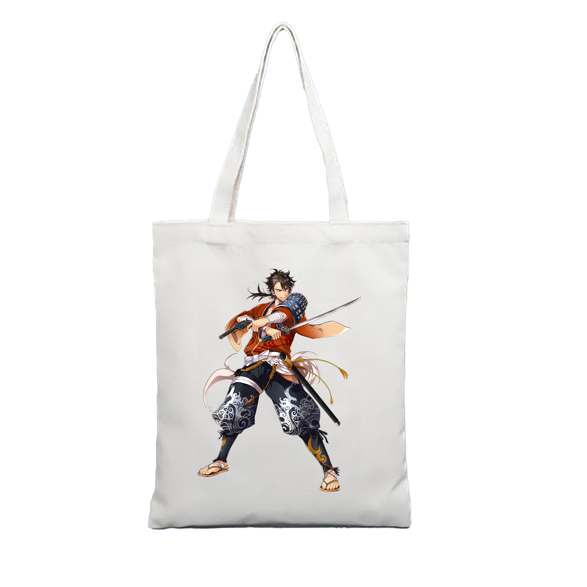 （画像用） 刀剣乱舞 Touken Ranbu 縦型キャンバス生地手提げバッグ　トートバッグ