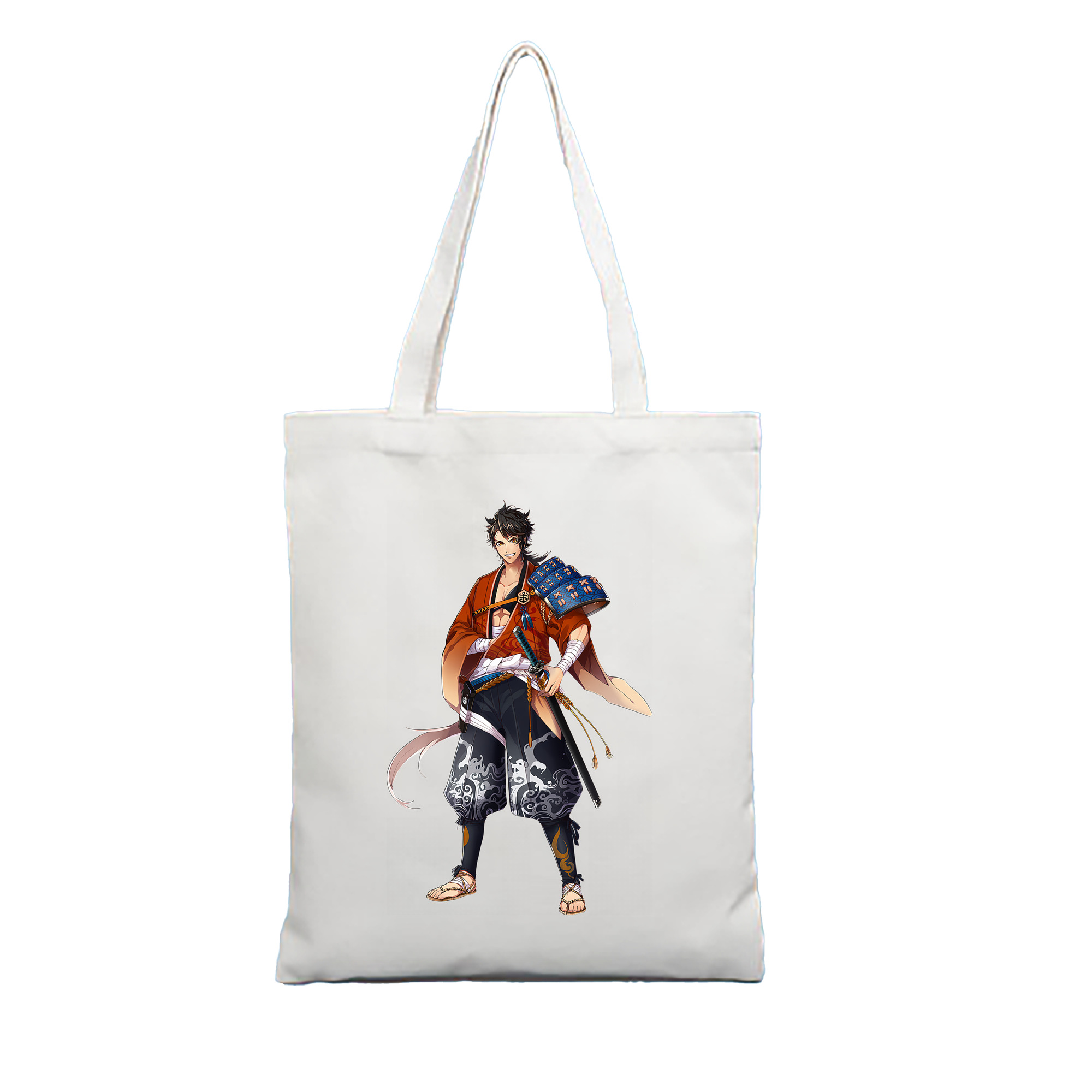 （画像用） 刀剣乱舞 Touken Ranbu 縦型キャンバス生地手提げバッグ　トートバッグ