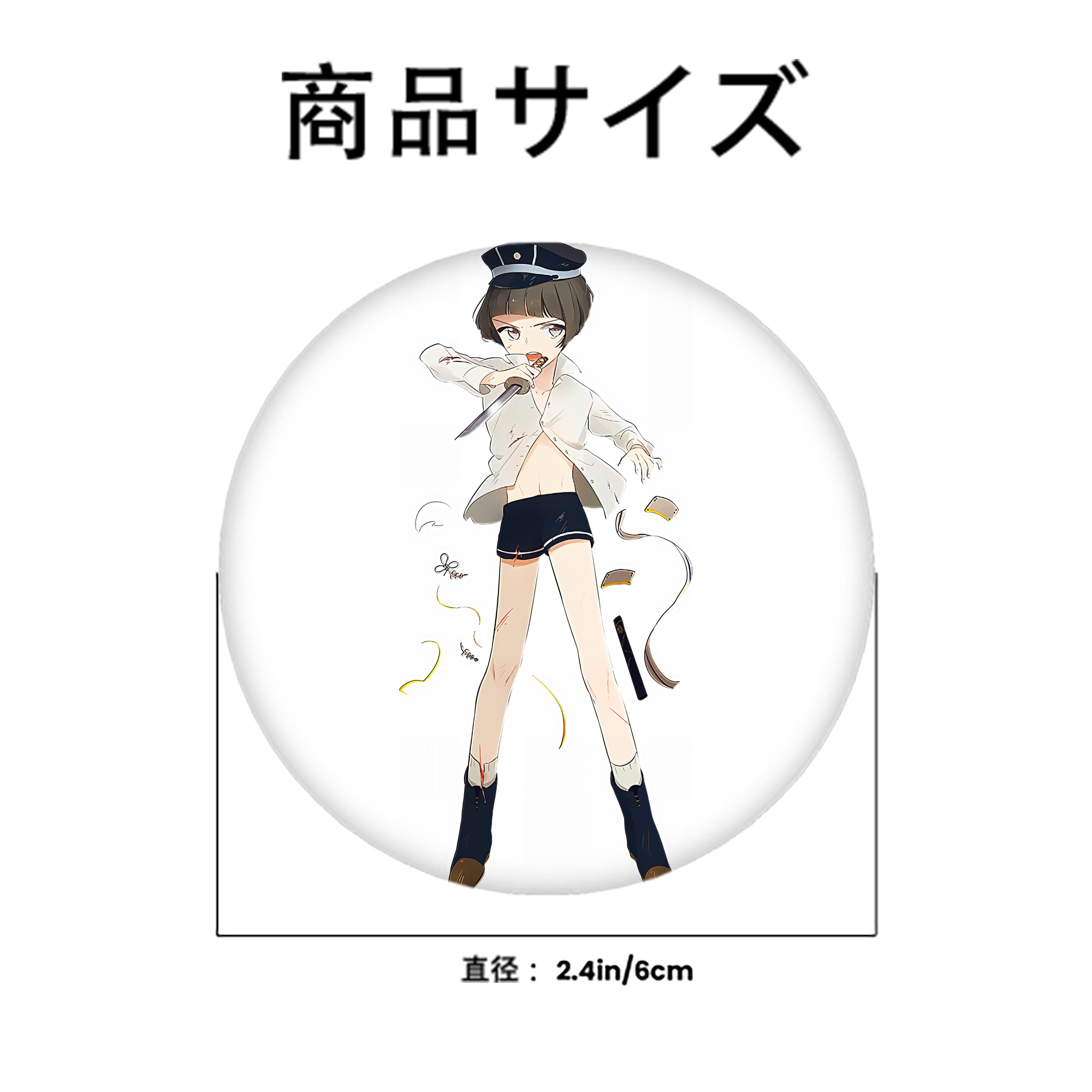 刀剣乱舞 Touken Ranbu 6cm 缶バッジ 複数セット