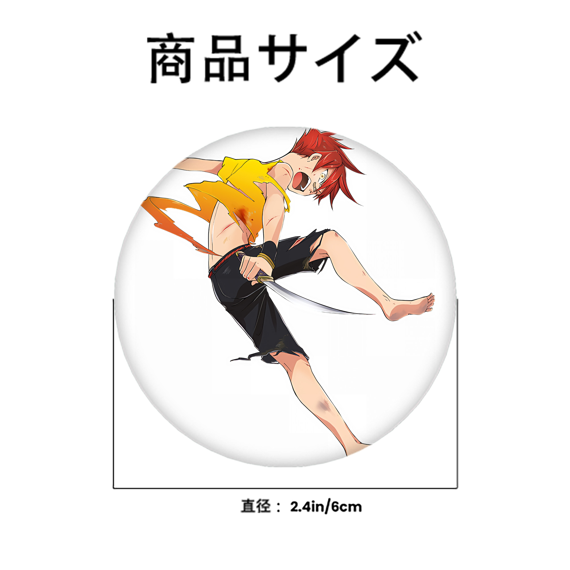 刀剣乱舞 Touken Ranbu 6cm 缶バッジ 複数セット