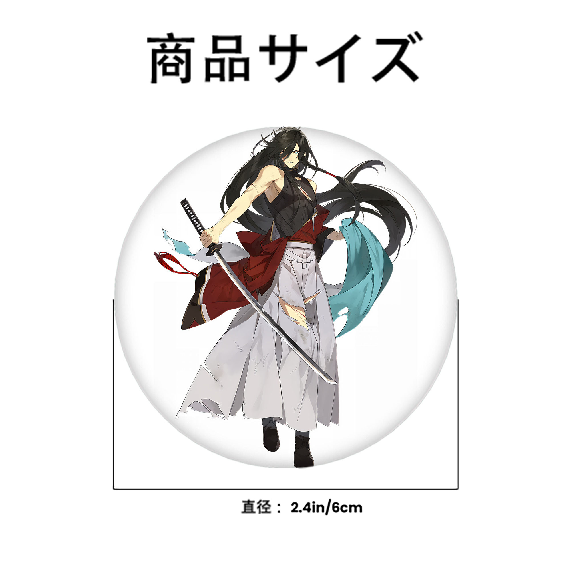 刀剣乱舞 Touken Ranbu 6cm 缶バッジ 複数セット
