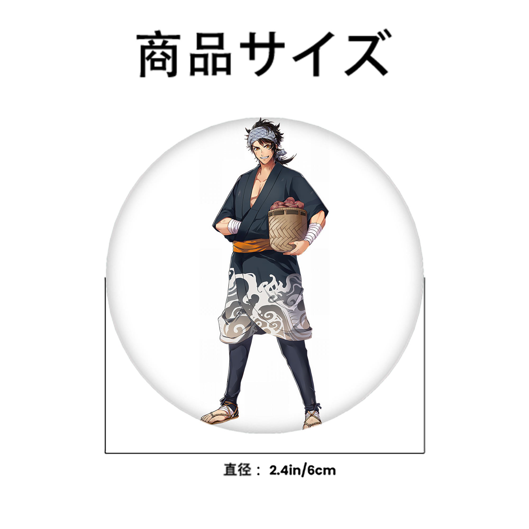 刀剣乱舞 Touken Ranbu 6cm 缶バッジ 複数セット
