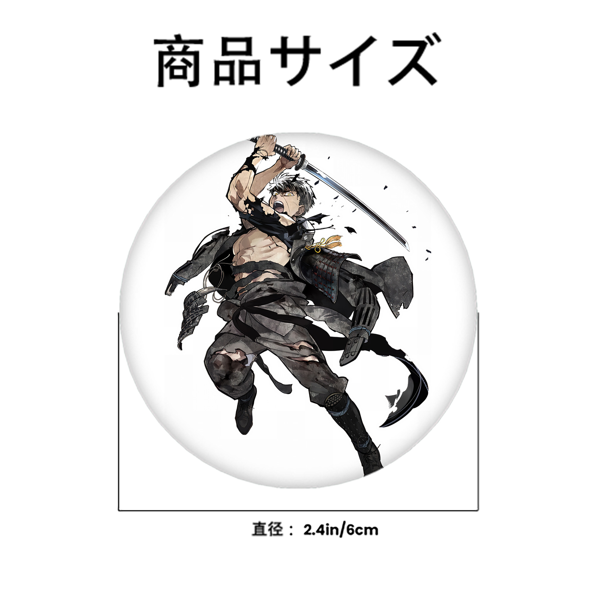 刀剣乱舞 Touken Ranbu 6cm 缶バッジ 複数セット