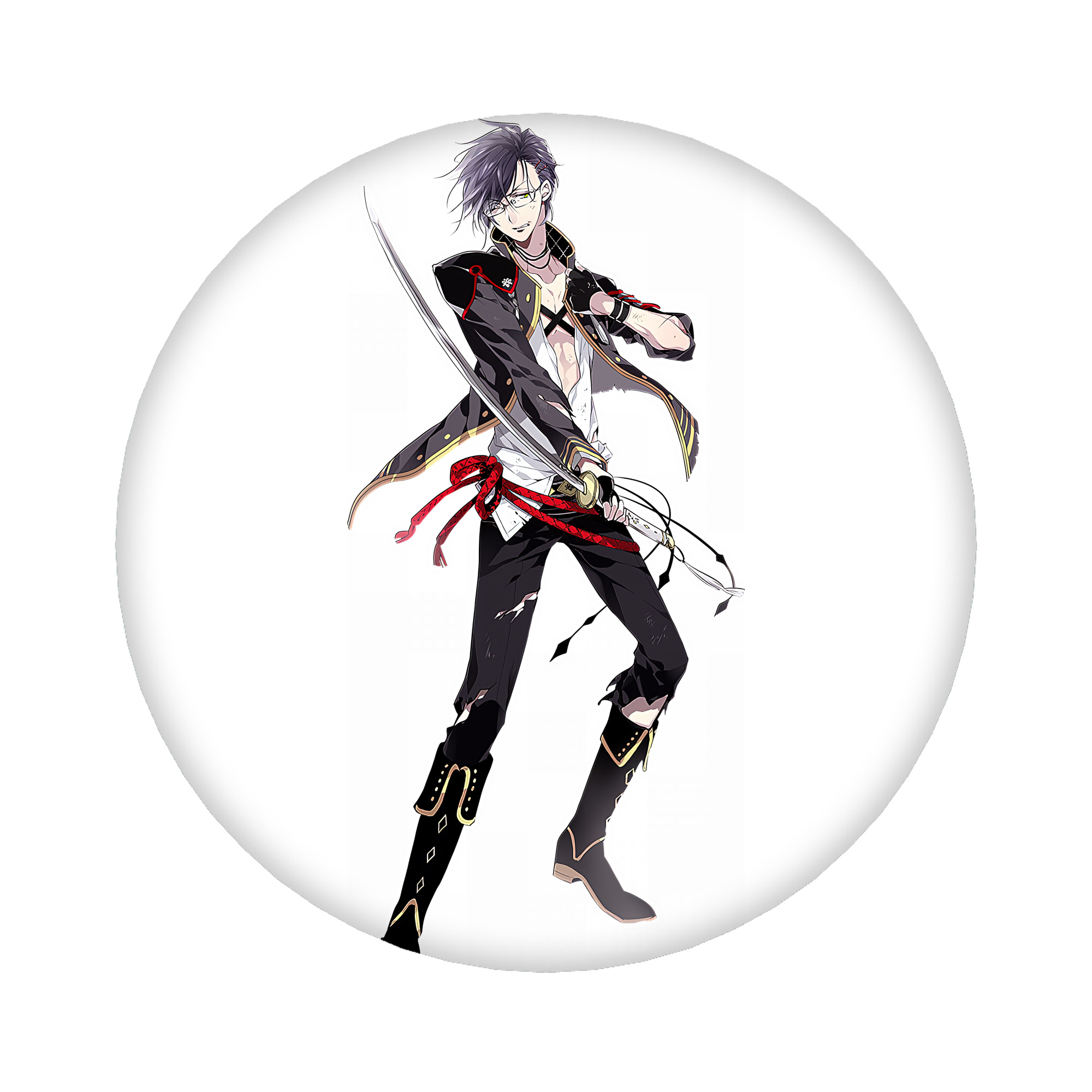 （画像用） 刀剣乱舞 Touken Ranbu 6cm 缶バッジ 複数セット