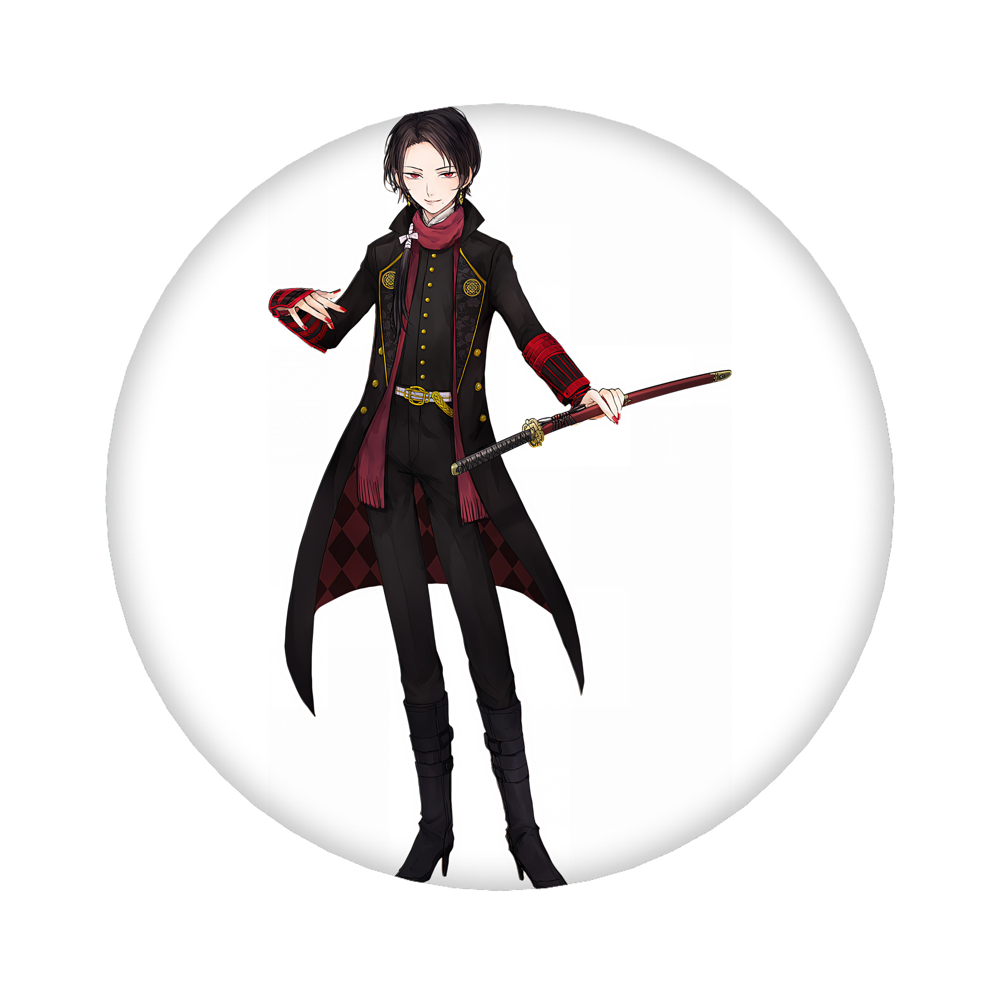 （画像用） 刀剣乱舞 Touken Ranbu 6cm 缶バッジ 複数セット