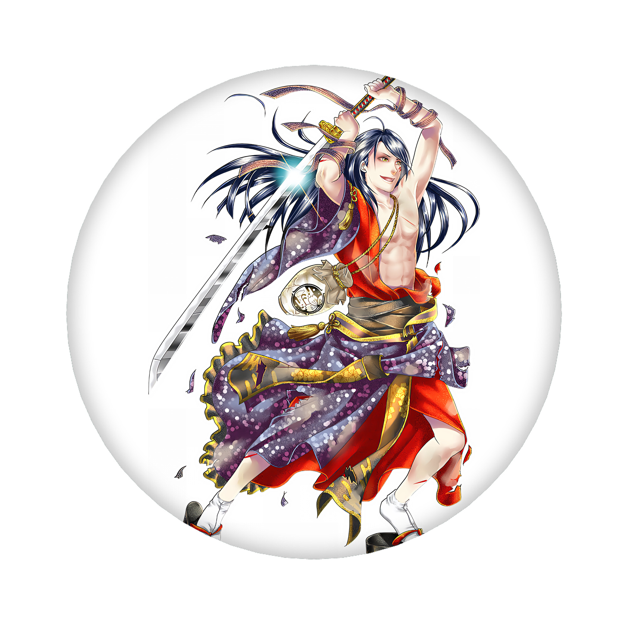 （画像用） 刀剣乱舞 Touken Ranbu 6cm 缶バッジ 複数セット